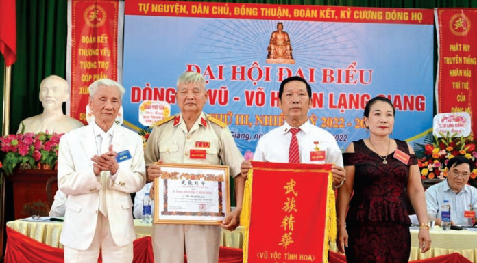 Đại hội dòng họ Vũ – Võ huyện Lạng Giang lần thứ III, nhiệm kỳ 2022 – 2027